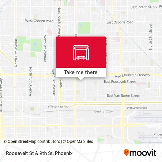 Mapa de Roosevelt St & 9th St