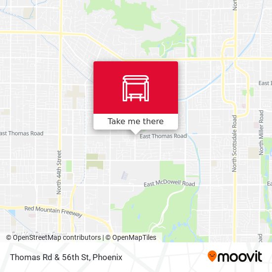 Mapa de Thomas Rd & 56th St