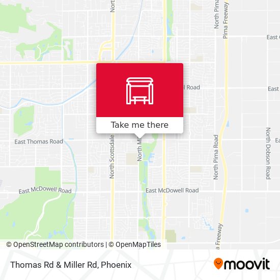 Mapa de Thomas Rd & Miller Rd