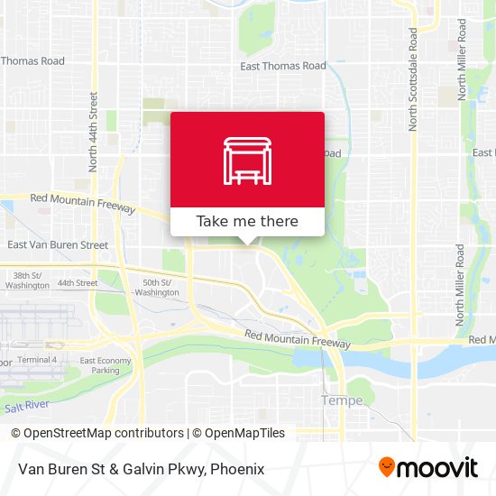 Mapa de Van Buren St & Galvin Pkwy