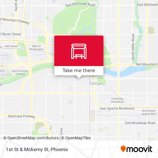 Mapa de 1st St & Mckemy St