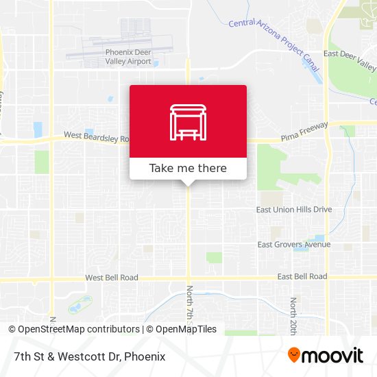 Mapa de 7th St & Westcott Dr