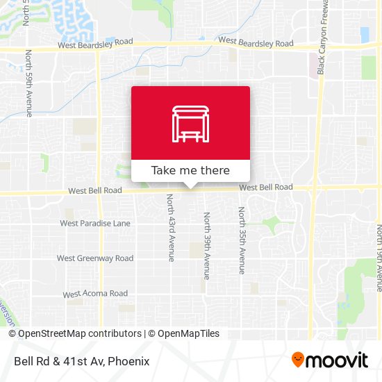 Mapa de Bell Rd & 41st Av