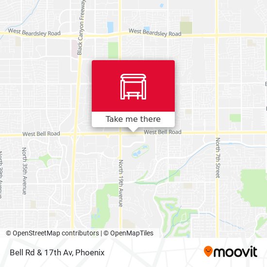 Mapa de Bell Rd & 17th Av