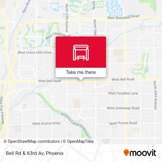 Bell Rd & 63rd Av map