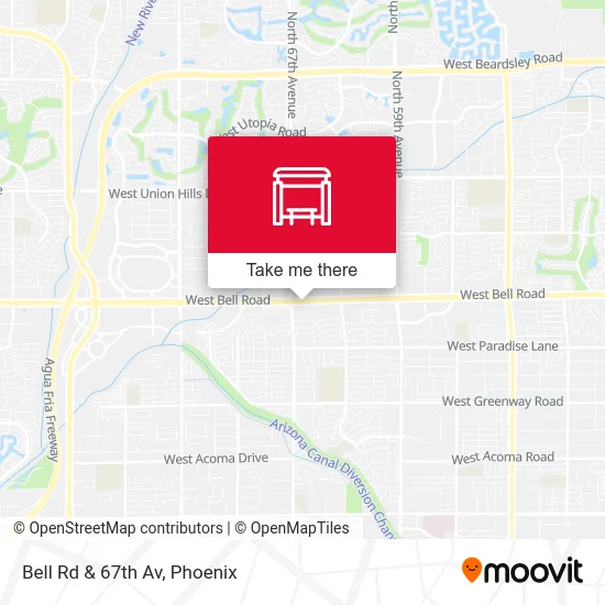 Bell Rd & 67th Av map