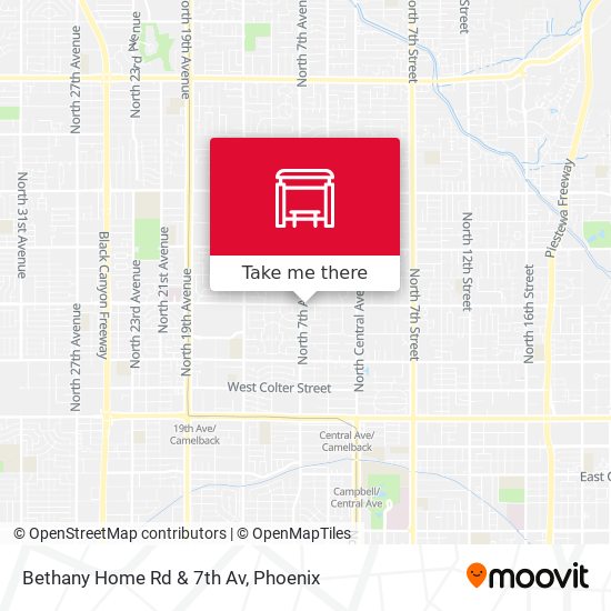 Bethany Home Rd & 7th Av map