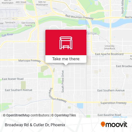 Mapa de Broadway Rd & Cutler Dr
