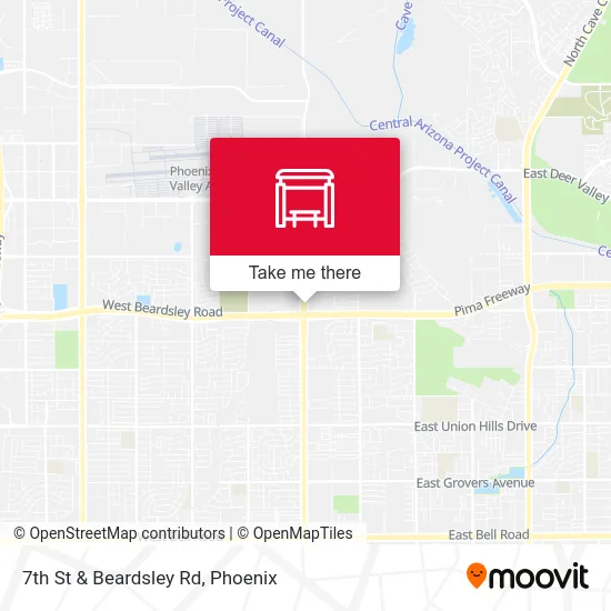 7th St & Beardsley Rd map