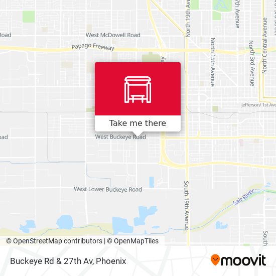 Buckeye Rd & 27th Av map