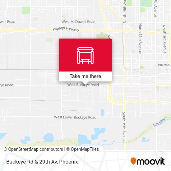 Mapa de Buckeye Rd & 29th Av