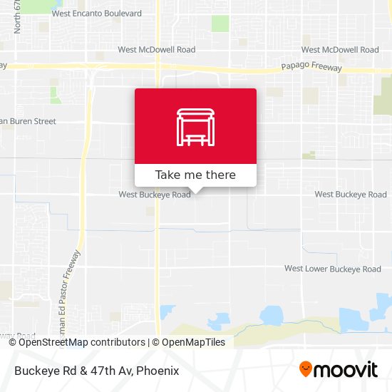 Mapa de Buckeye Rd & 47th Av