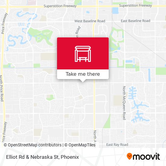 Elliot Rd & Nebraska St map