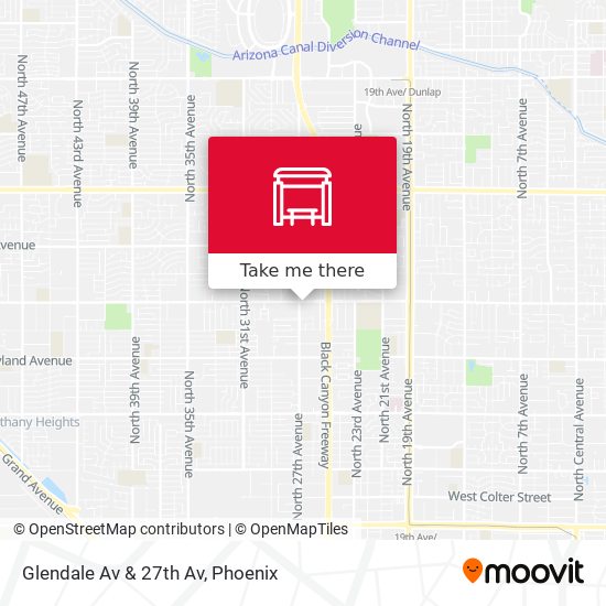 Mapa de Glendale Av & 27th Av