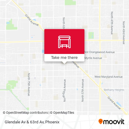 Mapa de Glendale Av & 63rd Av