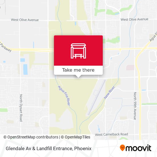 Mapa de Glendale Av & Landfill Entrance