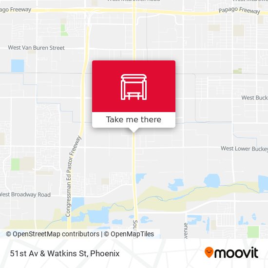 Mapa de 51st Av & Watkins St