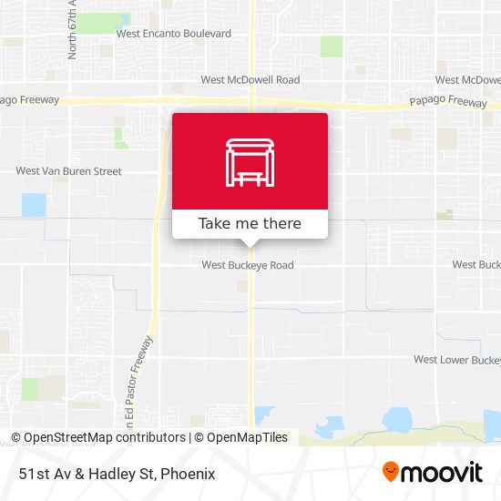 51st Av & Hadley St map