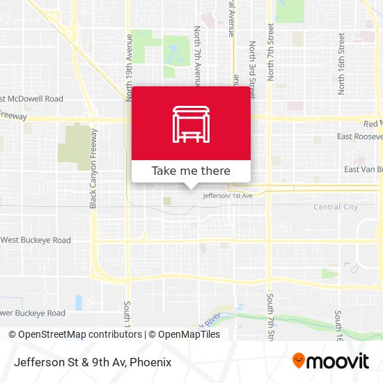 Mapa de Jefferson St & 9th Av