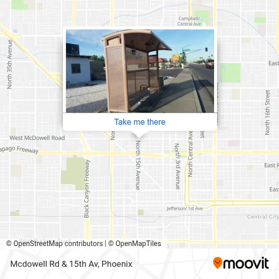 Mcdowell Rd & 15th Av map