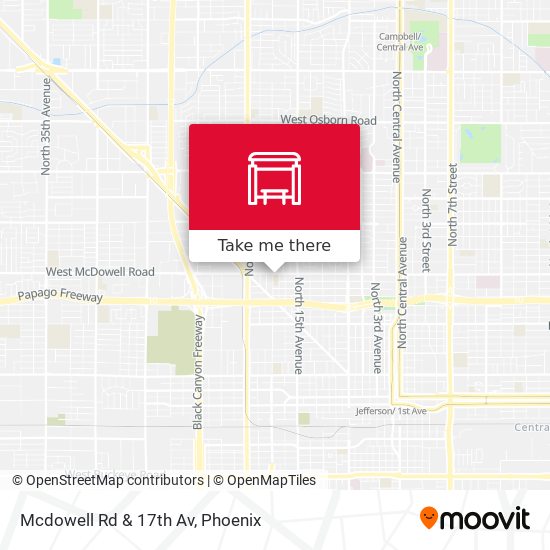 Mcdowell Rd & 17th Av map