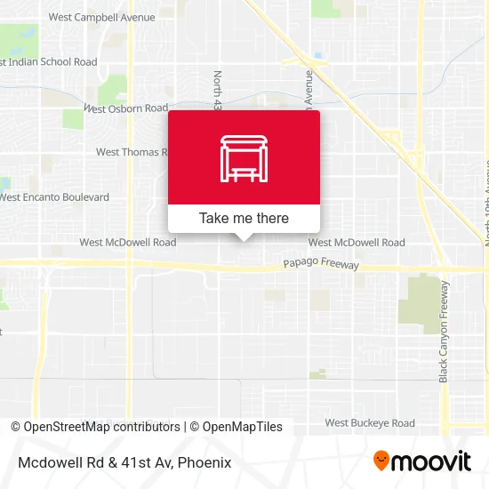 Mcdowell Rd & 41st Av map