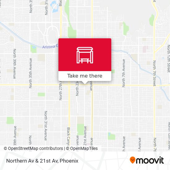Mapa de Northern Av & 21st Av