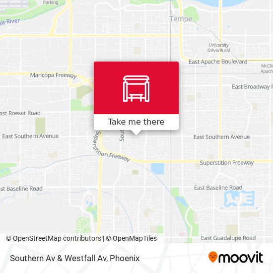 Mapa de Southern Av & Westfall Av