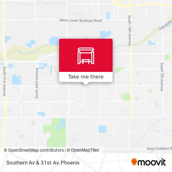 Mapa de Southern Av & 31st Av