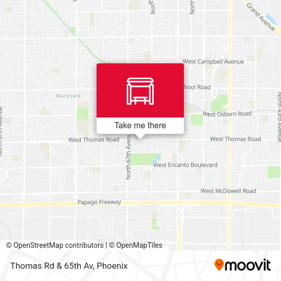 Mapa de Thomas Rd & 65th Av