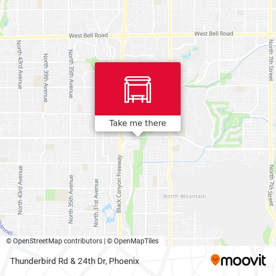Mapa de Thunderbird Rd & 24th Dr