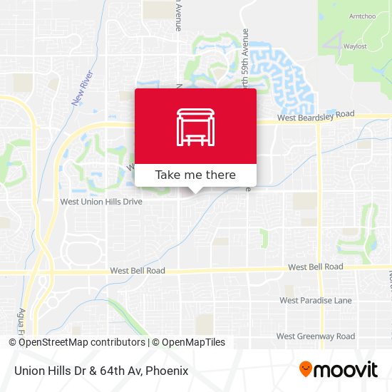 Mapa de Union Hills Dr & 64th Av