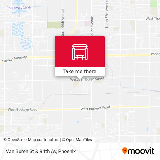 Mapa de Van Buren St & 94th Av