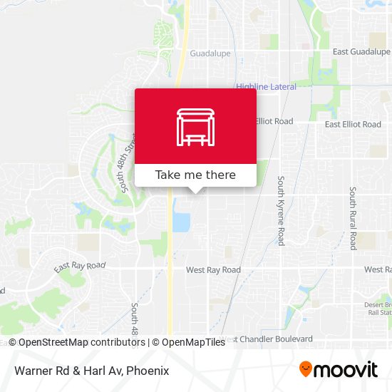 Mapa de Warner Rd & Harl Av