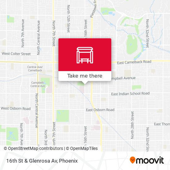 Mapa de 16th St & Glenrosa Av