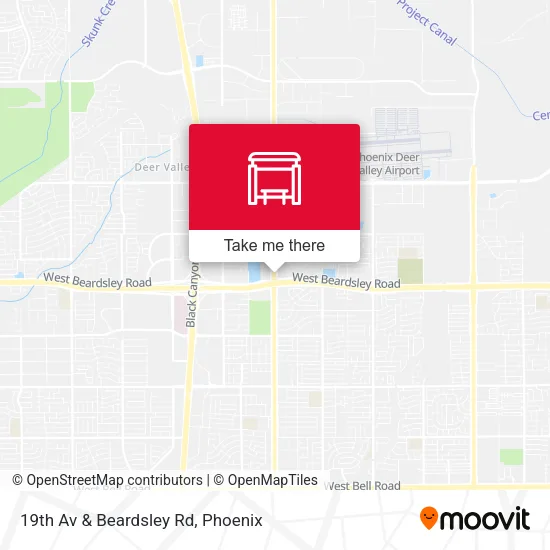 Mapa de 19th Av & Beardsley Rd