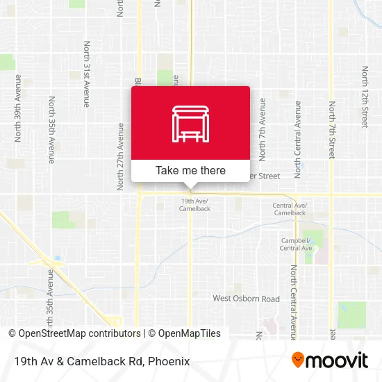 Mapa de 19th Av & Camelback Rd