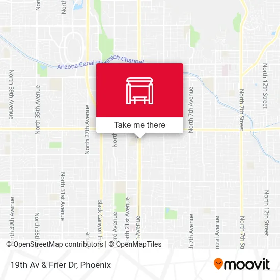 19th Av & Frier Dr map
