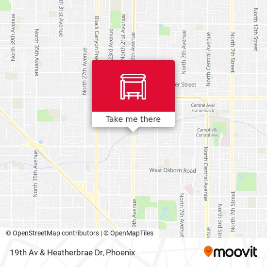 19th Av & Heatherbrae Dr map