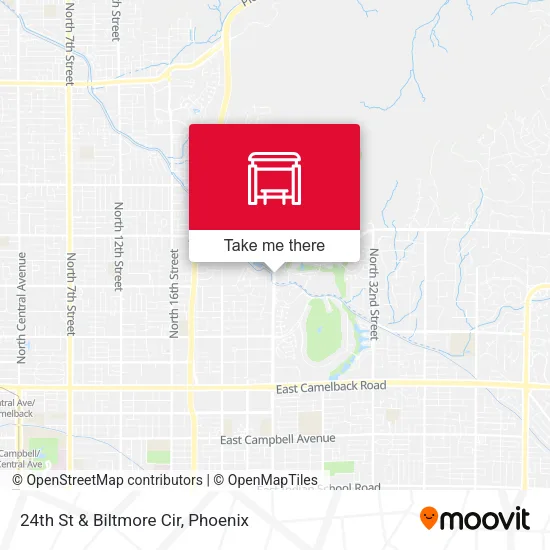 24th St & Biltmore Cir map