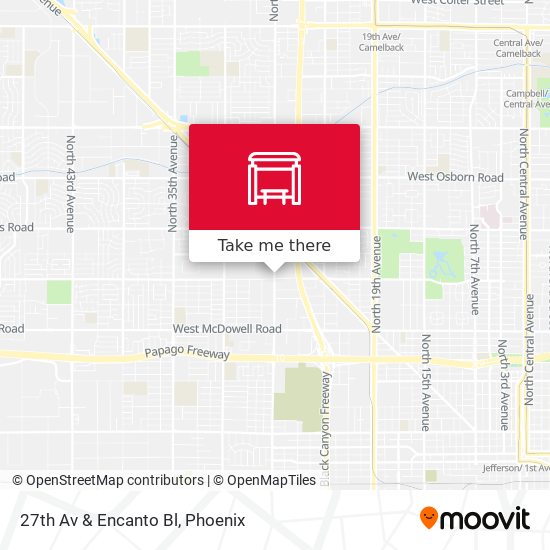 Mapa de 27th Av & Encanto Bl
