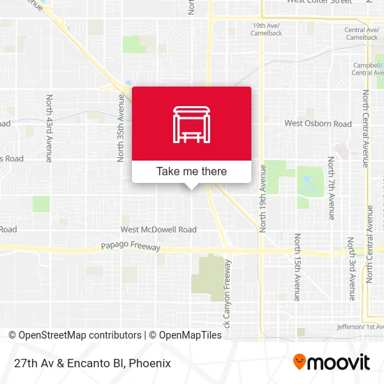 27th Av & Encanto Bl map