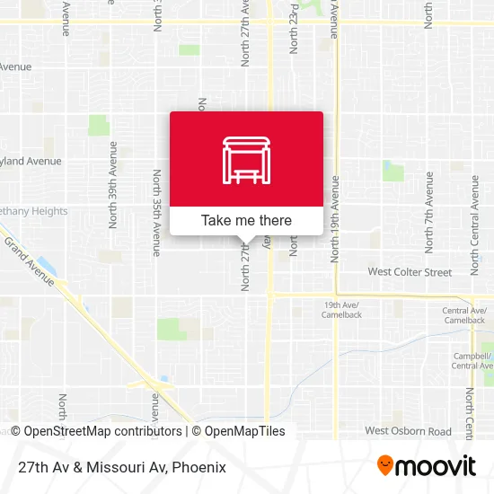 27th Av & Missouri Av map