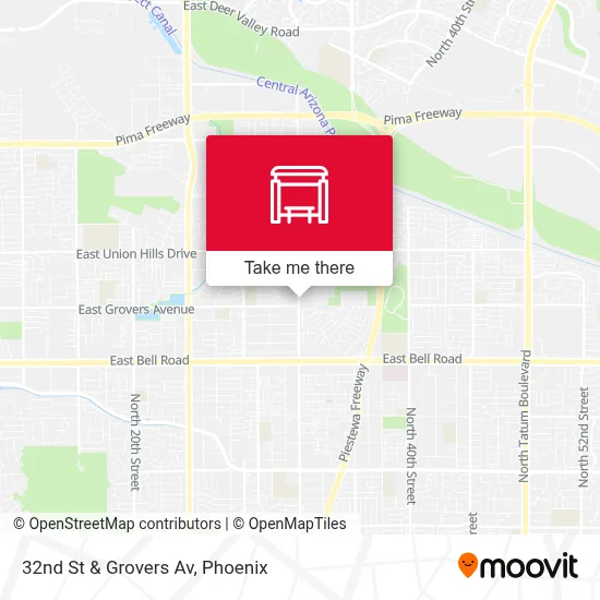 32nd St & Grovers Av map