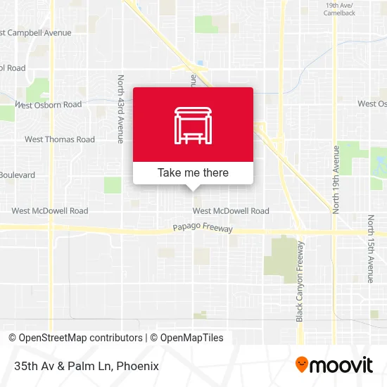 35th Av & Palm Ln map