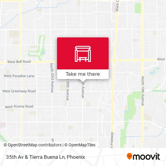 35th Av & Tierra Buena Ln map