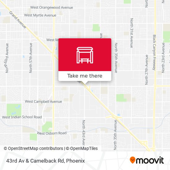 43rd Av & Camelback Rd map