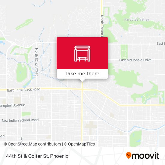 Mapa de 44th St & Colter St