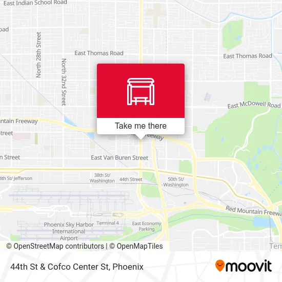 44th St & Cofco Center St map
