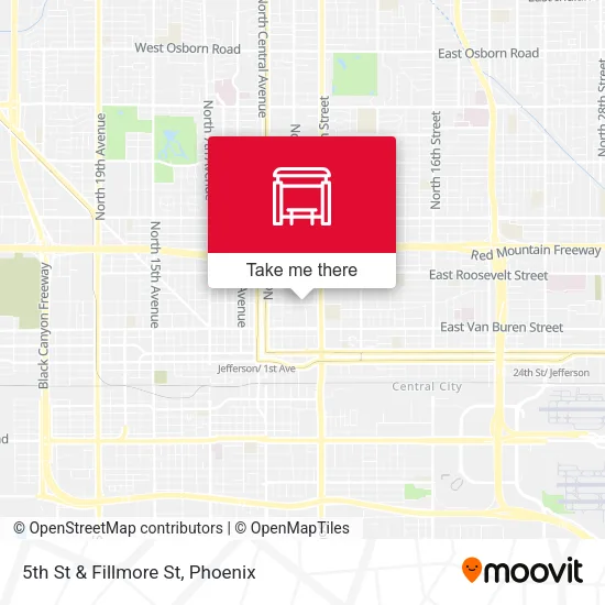 Mapa de 5th St & Fillmore St
